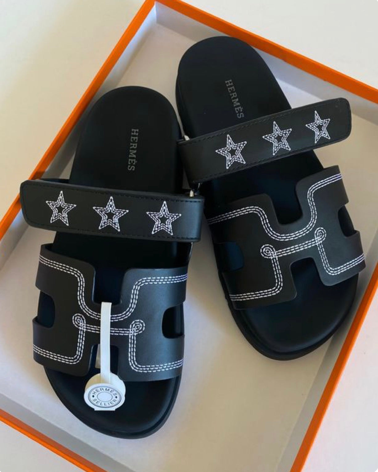 Hermes Chypre Slippers