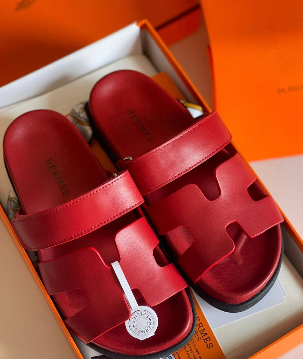 Hermes Chypre Slippers