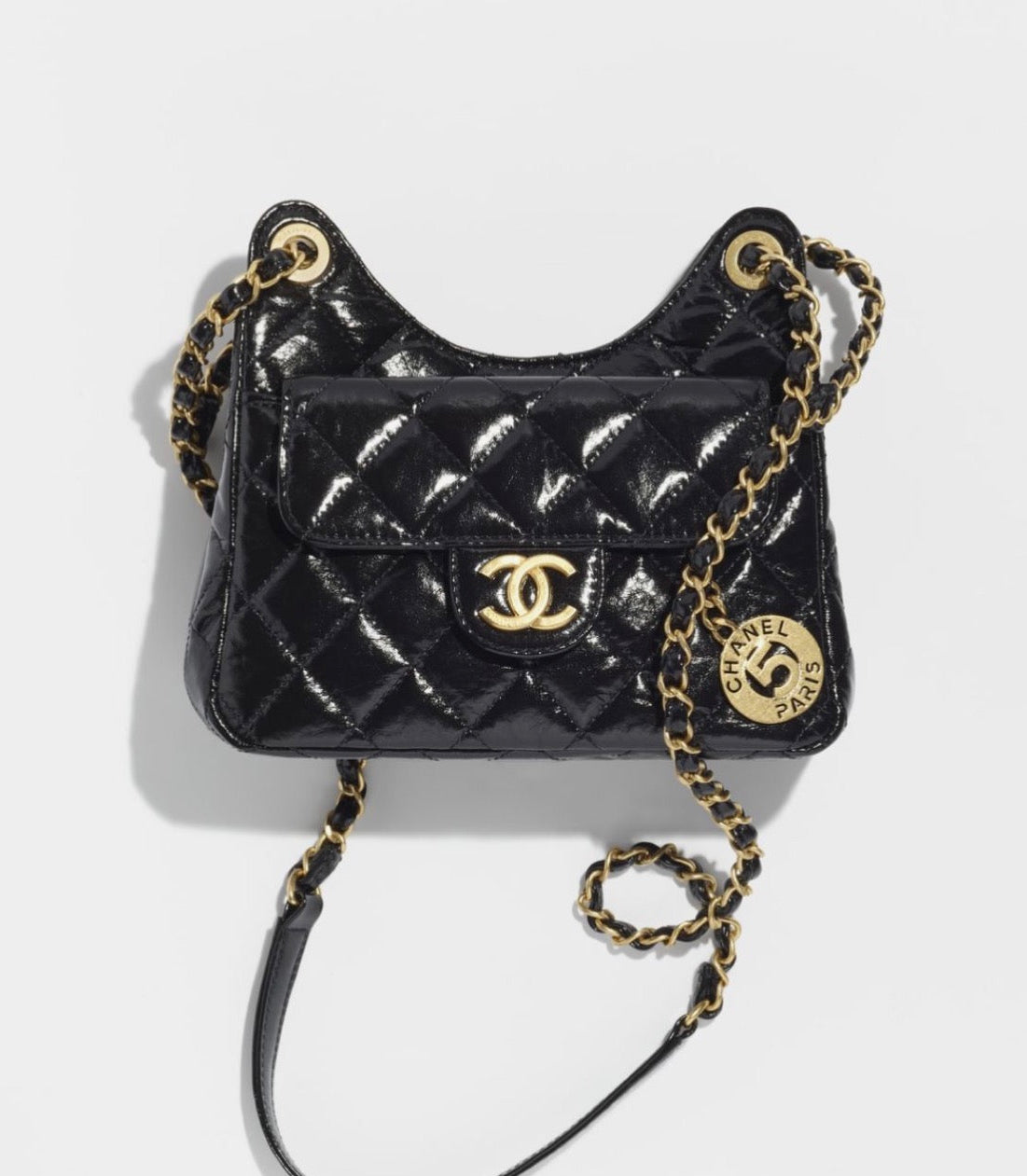 Chanel Shiny CC Hobo
