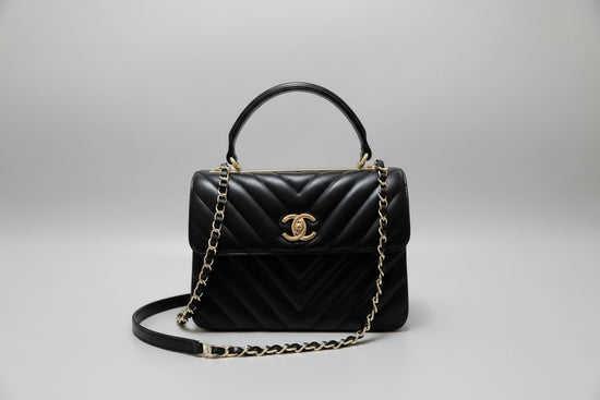 Trendy CC Chevron Quilted Bag