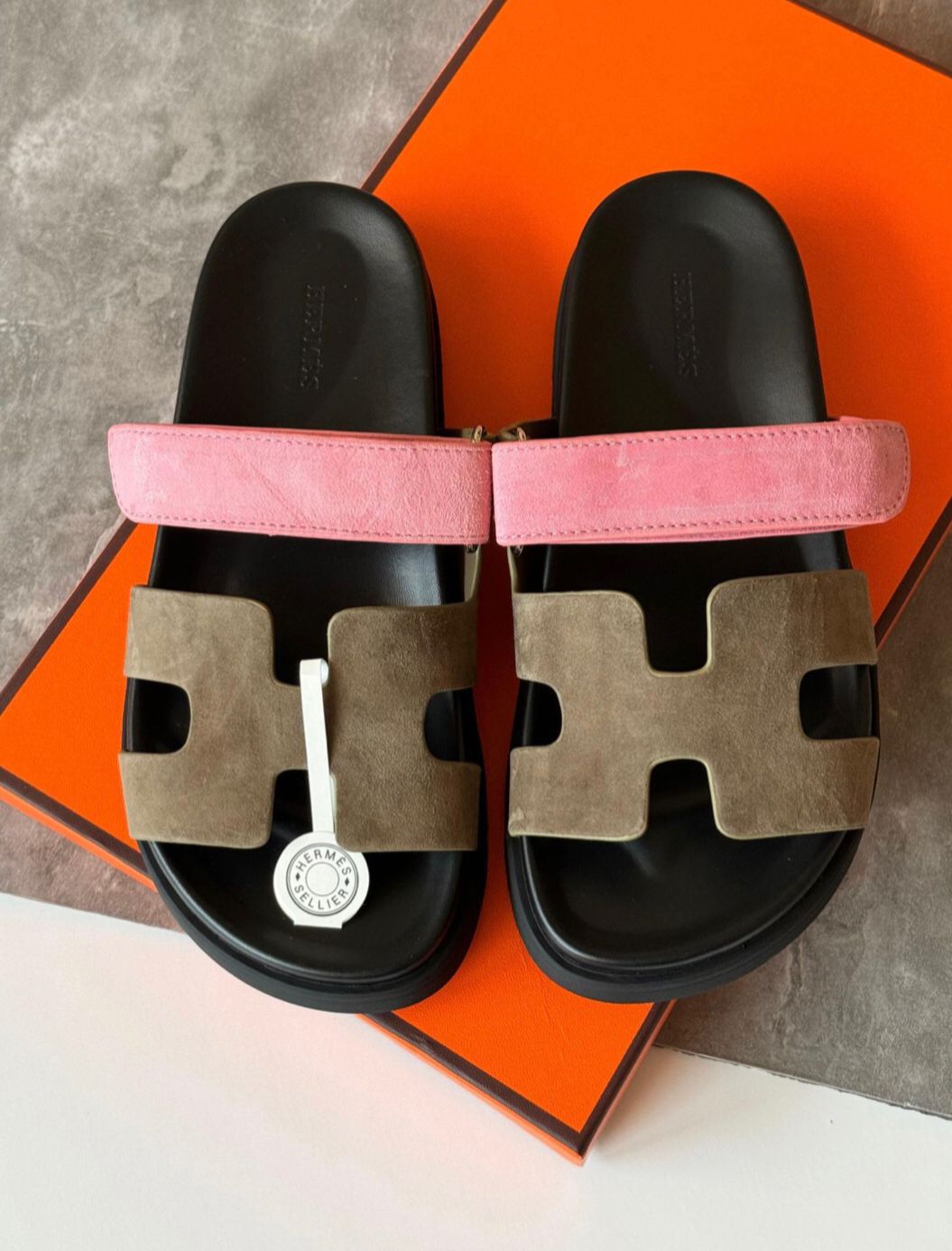 Hermes Chypre Slippers