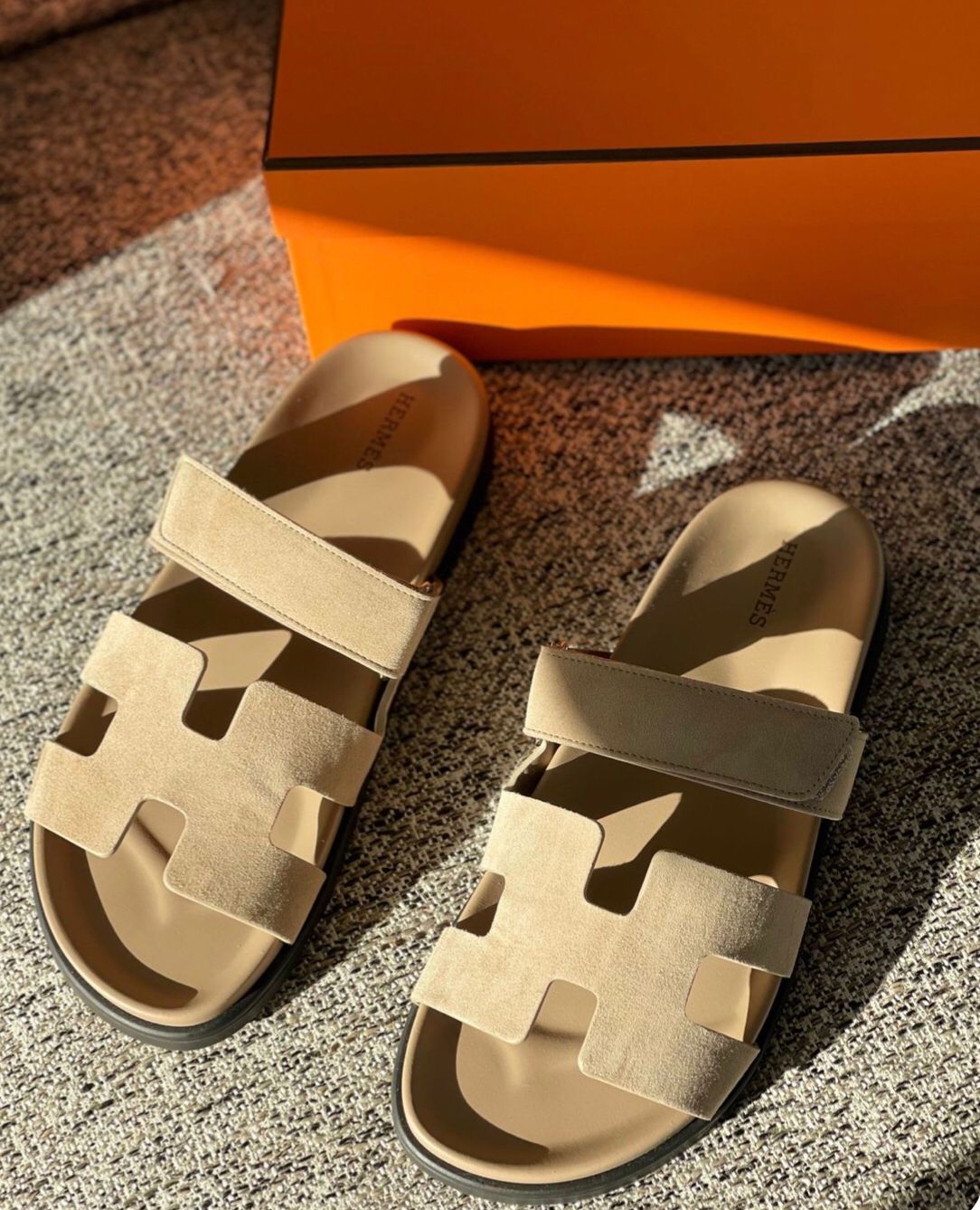 Hermes Chypre Slippers