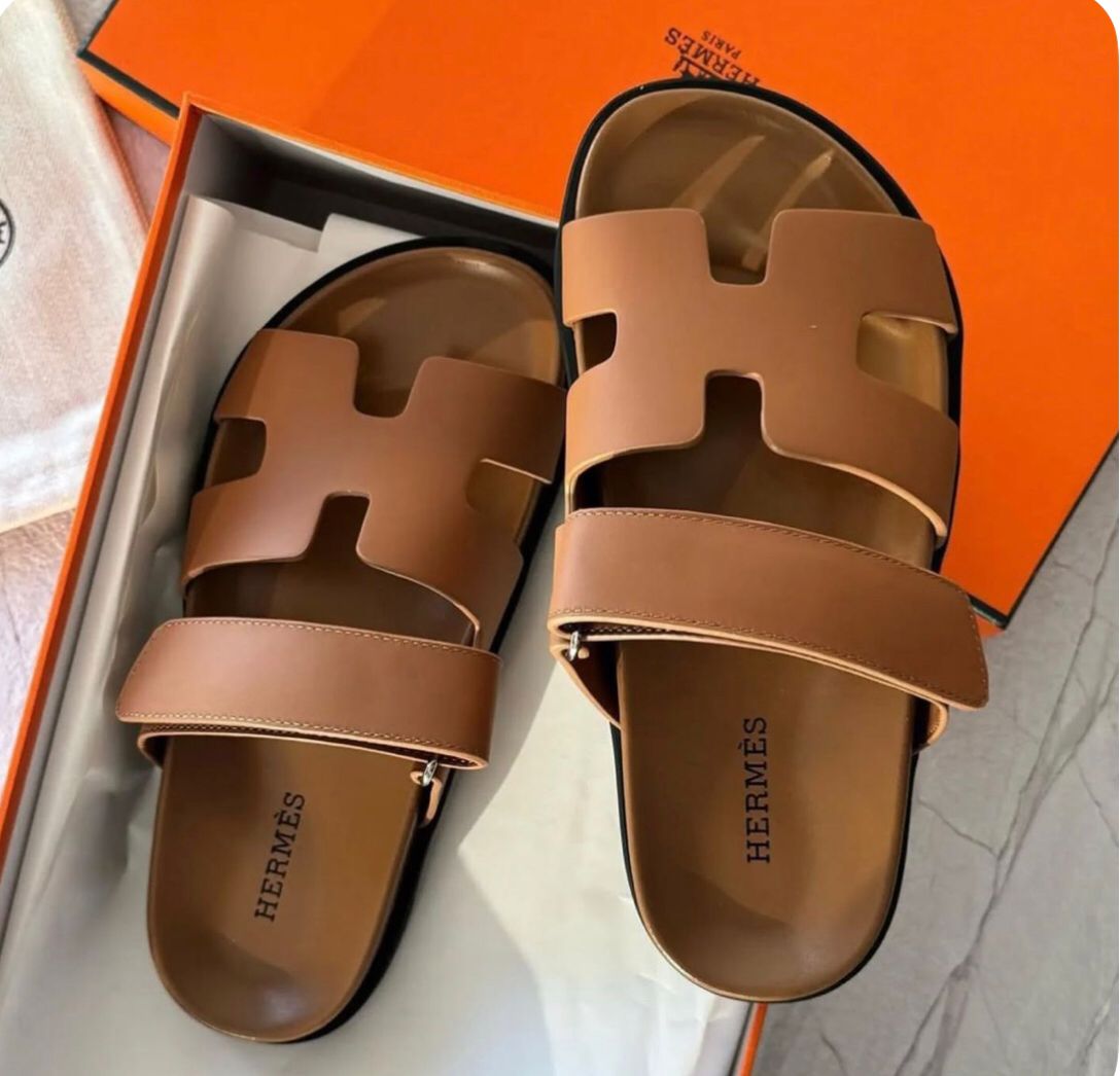 Hermes Chypre Slippers