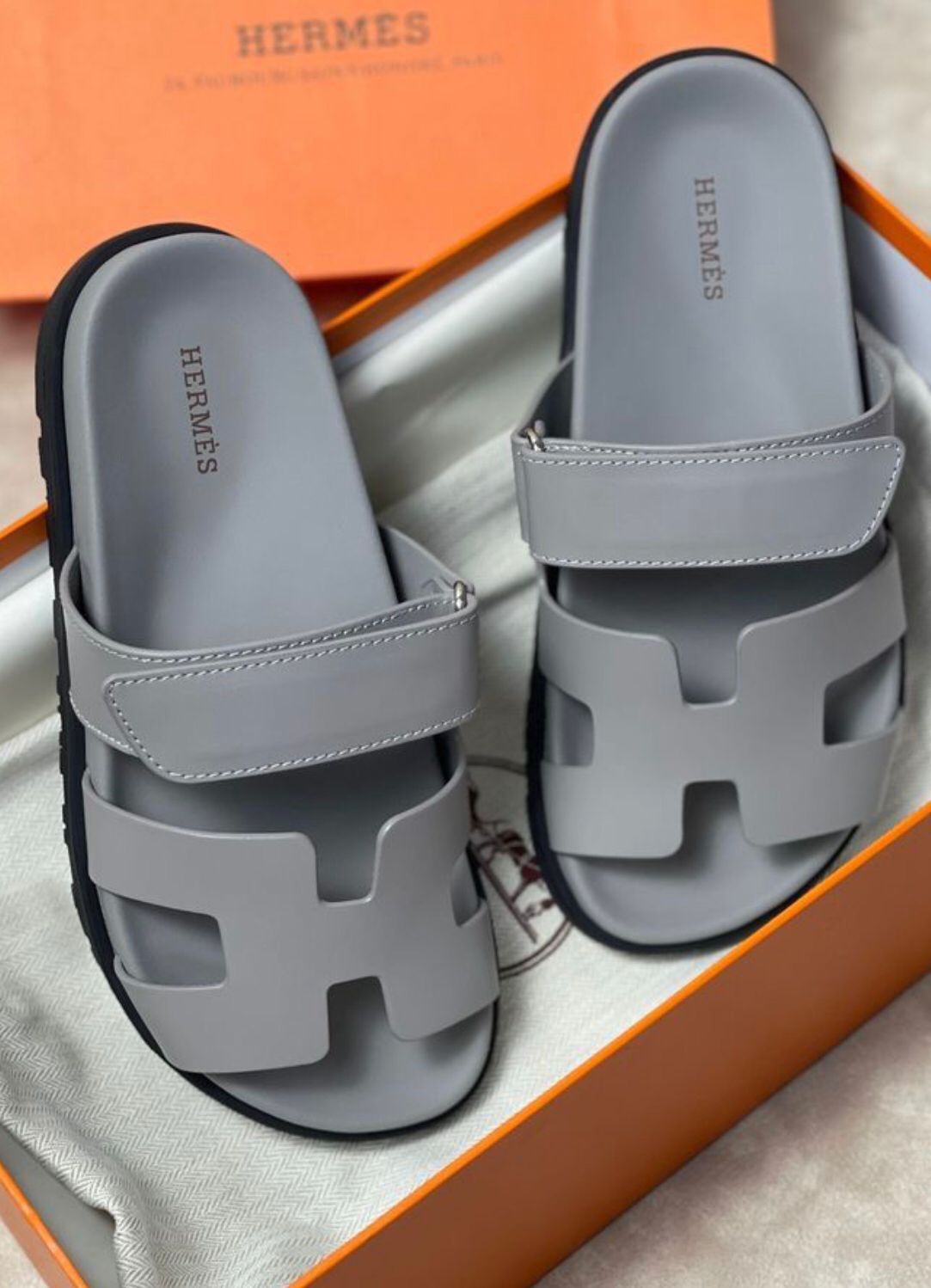 Hermes Chypre Slippers