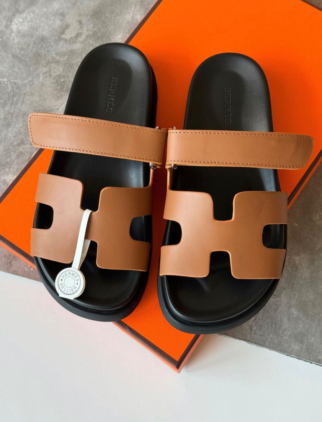 Hermes Chypre Slippers