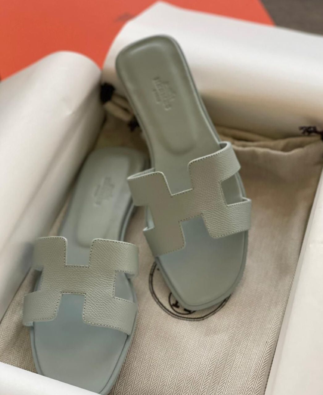 Hermes Oran Slippers