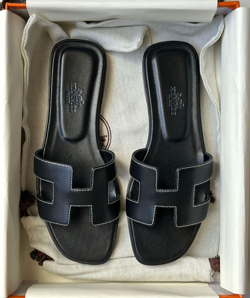 Hermes Oran Slippers